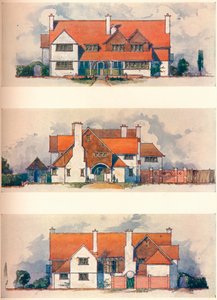 Dům v Garden City, Letchworth, c1906 od Charles Harrison Townsend