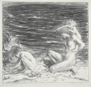 Moře a vánek, 1894. od Charles Haslewood Shannon
