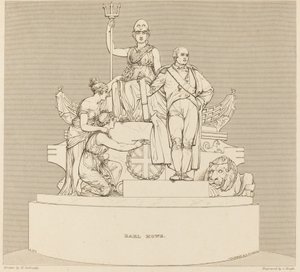 Památník Earl Howe od Charles Heath after Henry Corbould after John Flaxman