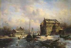 Zimní scéna, 1851