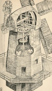 A Smock Mill, 1931 od Charles Henry Bourne Quennell
