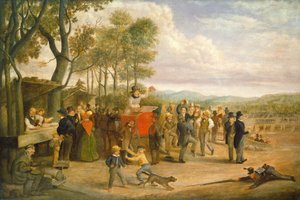 Muster Day, 1843 nebo později. od Charles Henry Granger