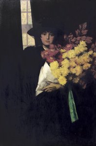 Chryzantémy, kolem roku 1900 od Charles Henry Malcolm Kerr