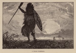 Ilustrace pro Allan Quatermain od H Ridera Haggarda (rytina) od Charles Henry Malcolm Kerr