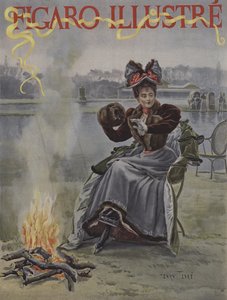 Na Kruhu bruslařů. Obálka Le Figaro Illustre, leden 1895