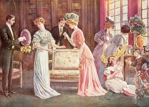 Easter Eggs in Town, 1908