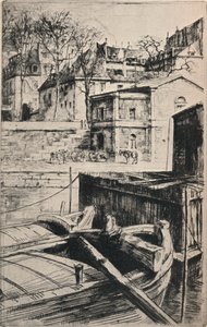 Quai des Celestins, 1915 od Charles Heyman