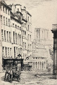 "Rue de la Montagne-Ste Genevieve", 1915 od Charles Heyman