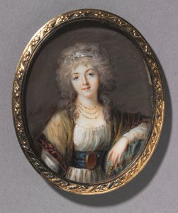 Portrét mladé ženy, c. 1785. od Charles Hénard