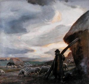 The Evening Hour, cca 1905 (olej na plátně)