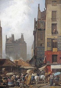 Souvenir de Paris: rušný den na pařížském trhu