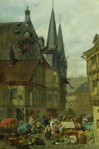 Tržiště ve Wernigerode, 1861