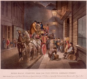 General Post Office, Lombard Street, Londýn, 1827