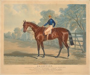 [Rennen]: "Deception", Gewinner der Oaks Stakes in Epsom, 1839, geritten von J. Day od Charles Hunt