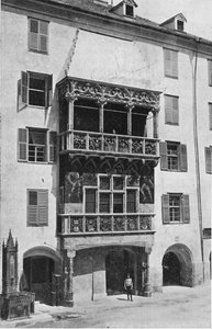 Zlatá střecha. Innsbruck, c1913