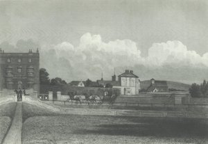Hove Church, From the Sea, 1835. od Charles J. Smith