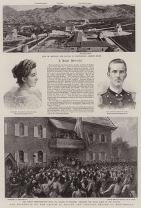 Zasnoubení prince neapolského a princezny Heleny Černé Hory