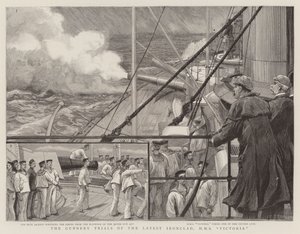 The Gunnery Trials nejnovějšího Ironclad, HMS Victoria