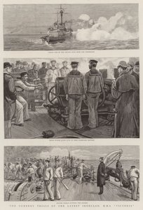 The Gunnery Trials nejnovějšího Ironclad, HMS Victoria