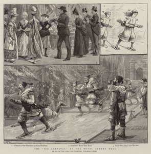 Karneval na ledě v Royal Albert Hall od Charles J. Staniland