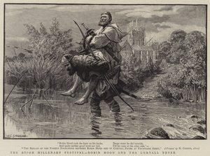 Ripon Millenary Festival, Robin Hood a Curtall Fryer od Charles J. Staniland