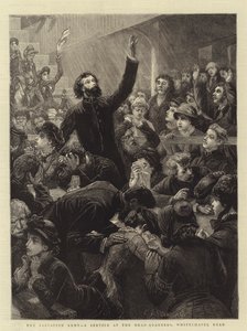 Armáda spásy, služba v ústředí, Whitechapel Road od Charles J. Staniland