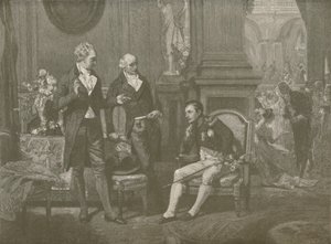 Napoleon, Goethe a Wieland, 1808, 1896 od Charles J. State