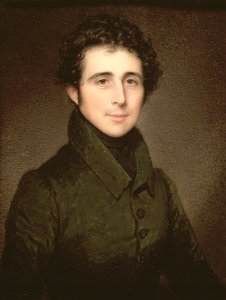 Sir Thomas William Holburne (1793-1874) z Menstrie Bart, 1827 (olej na slonové kosti) od Charles Jagger