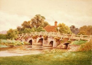Frensham Bridge (akvarel)