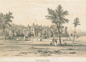 Westwood Hall: tónovaná litografie, nd [1832-1841]