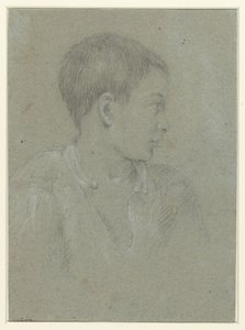 Italský chlapče, zamiřte doprava od Charles Joseph Natoire (possibly)