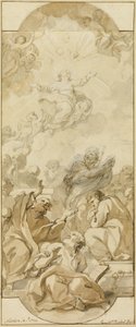 Nanebevzetí Panny Marie od Charles Joseph Natoire