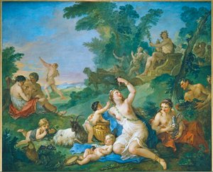 Le triomphe de Bacchus - Bakchův triumf ... od Charles Joseph Natoire