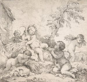 Léto Léto, ca. 1735. od Charles Joseph Natoire
