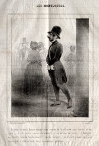 Monology: Eugénie mi dala schůzku se sloupkem na půl půlnoci... od Charles Joseph Traviès de Villers