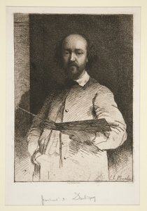 Portrét Daubigny od Charles Joshua Chaplin