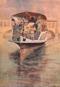 Bateau-Parisien na Point du Jour, 1915 od Charles Jouas