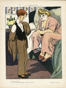 Ilustrace Chas-Laborde (1886-1941) v Le Lire, 30. 11. 12 - Desillusion - Prostituce