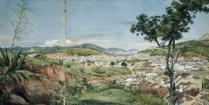 Nové město Rio de Janeiro z Livramiento, c. 1825-6