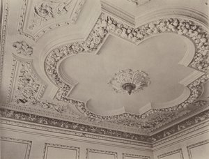 Belton House, Grantham, strop schodiště od Charles Latham