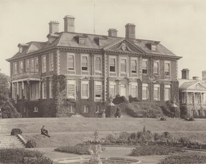 Melton Constable, Norfolk, zahradní fronta od Charles Latham