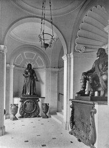 Mramorové schodiště (černobílá fotografie) od Charles Latham