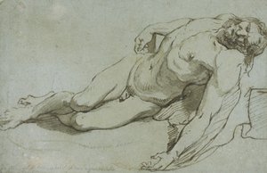 Mrtvý Kristus, 1646 od Charles Le Brun