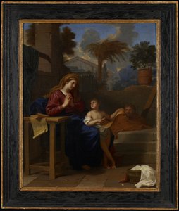Svatá rodina v Egyptě, kolem roku 1660 od Charles Le Brun