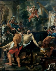 Umučení svatého Jana Evangelisty od Charles Le Brun
