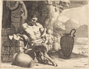 Vesper (večer) od Charles Le Brun