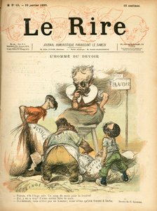 Obálka „“Le Lire“, Satirický v barvách od Charles Leandre