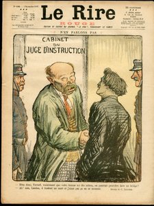 Obálka „“Le Lire rouge“, Satirický v barvách od Charles Leandre