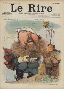 Don Carlos, ilustrace pro Le Rire od Charles Leandre