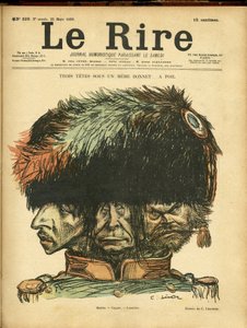 Ilustrace Charlese Leandra (1862-1934) pro obálku Le Rire od Charles Leandre